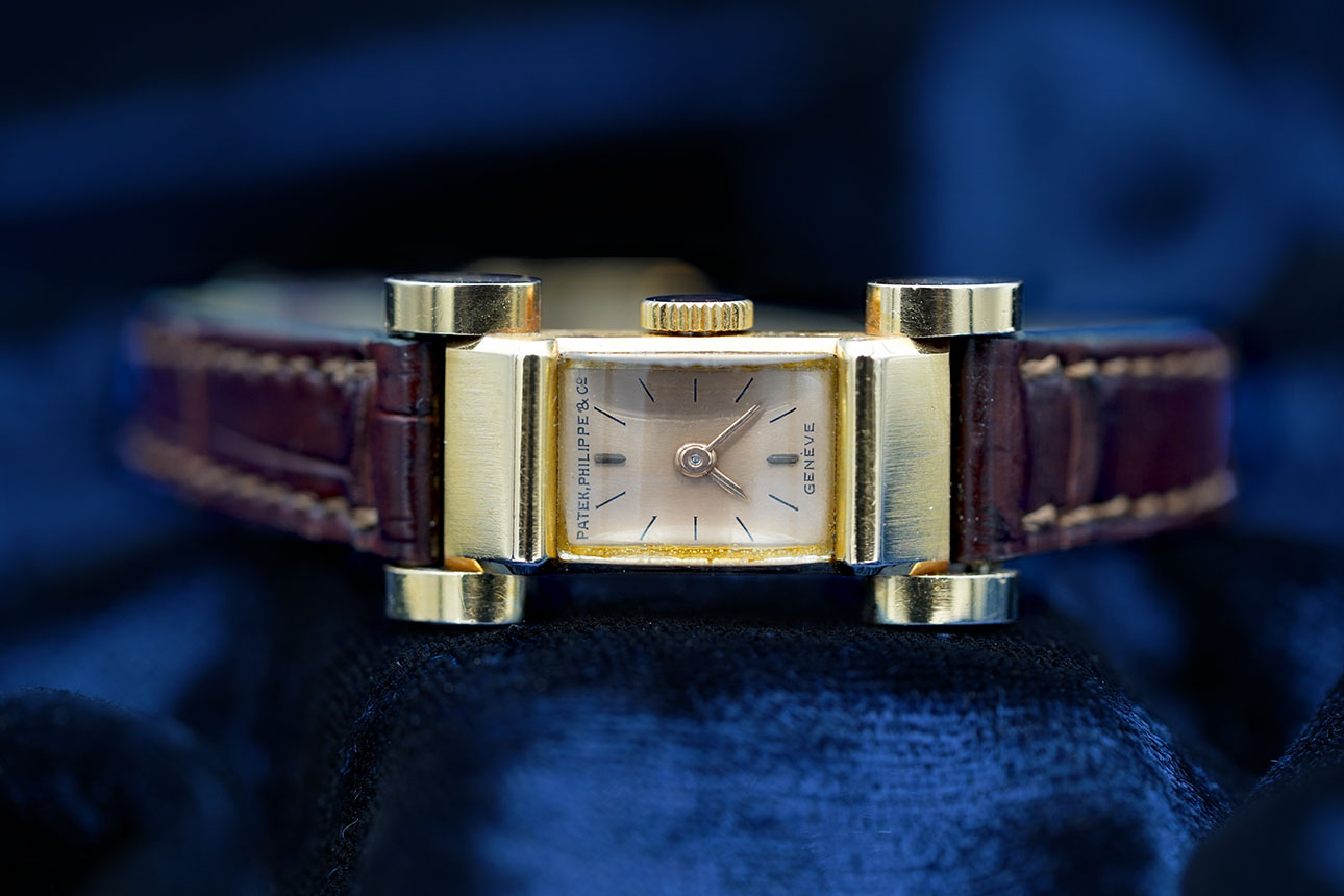 Een antiek horloge van Patek Philippe met geelgoud