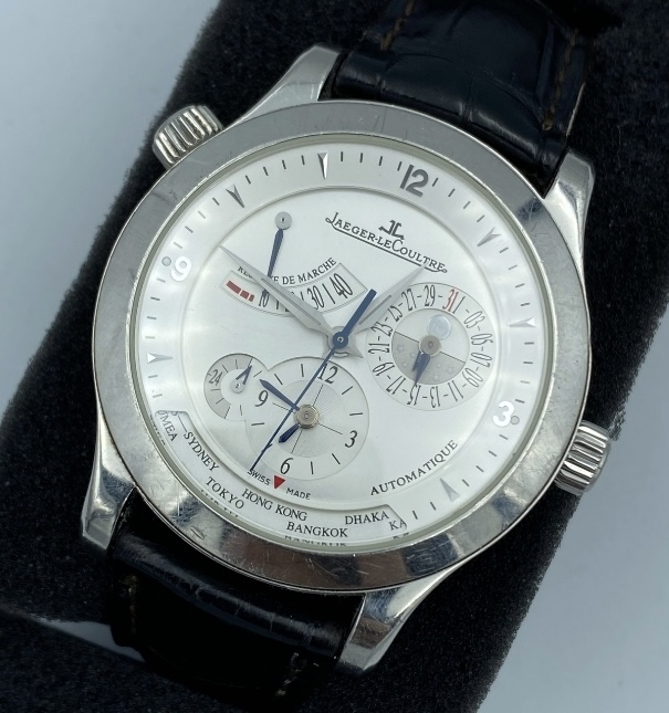Stalen Jaeger LeCoultre automatic horloge