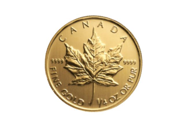 Maple Leaf Munt achterzijde