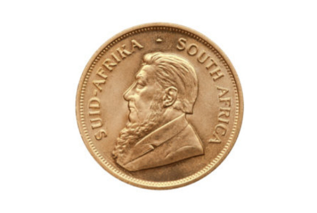 gouden krugerrand voorzijde