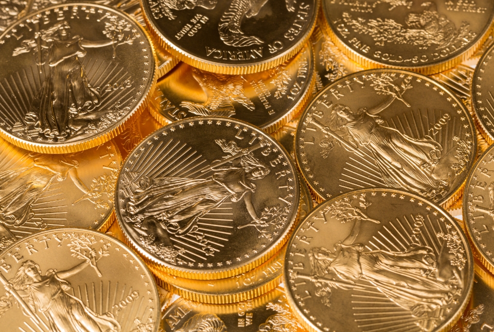 Verzameling van American Eagle Gouden munten
