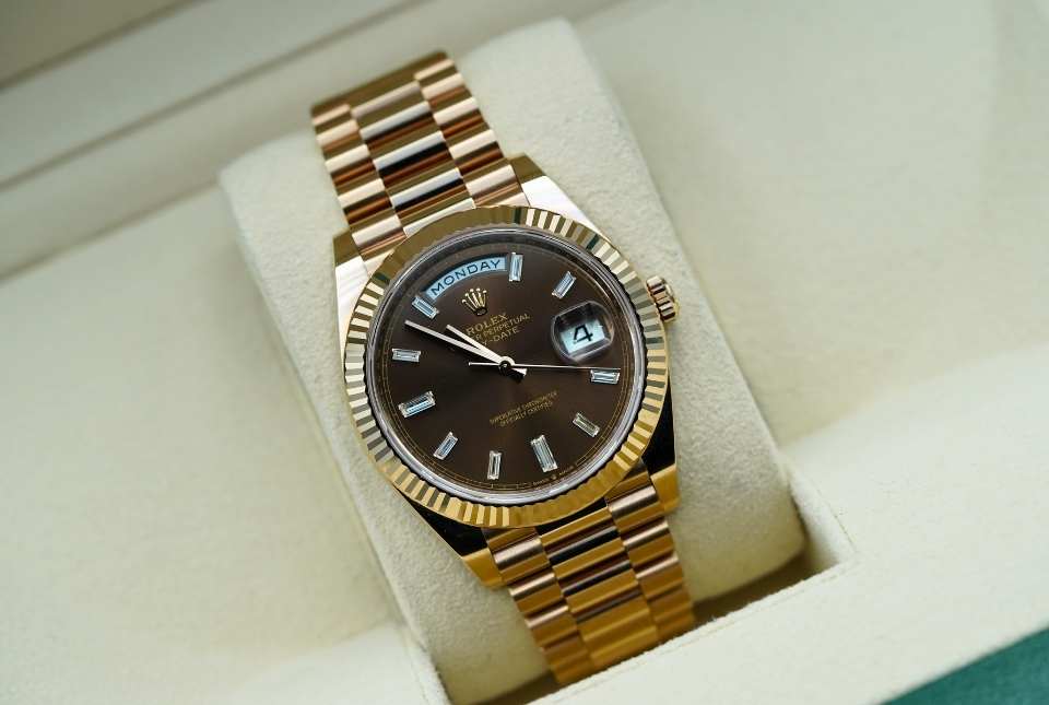 chocolate dial rose gold rolex
